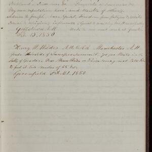 a page of handwritten text