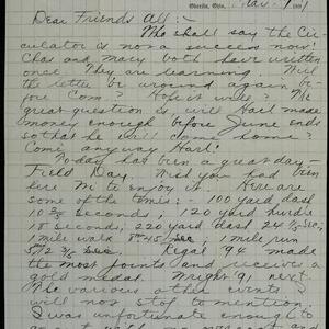a page of handwritten text