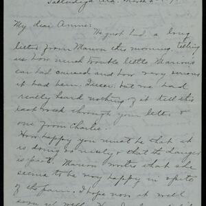 a page of handwritten text
