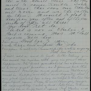 a page of handwritten text