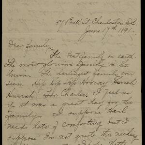 a page of handwritten text