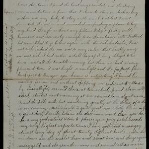 a page of handwritten text