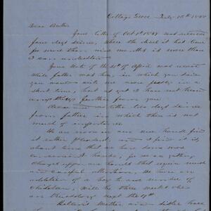 a page of handwritten text