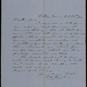 a page of handwritten text