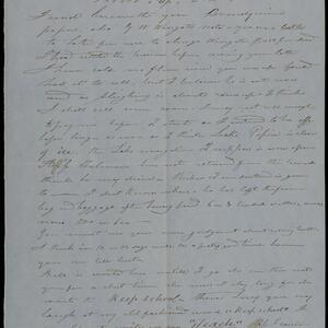 a page of handwritten text