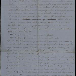 a page of handwritten text