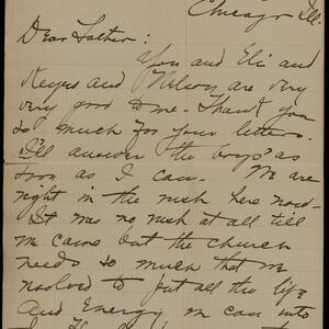 a page of handwritten text