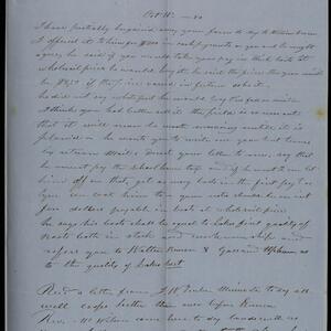 a page of handwritten text
