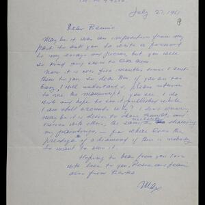 a page of handwritten text