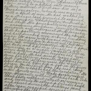 a page of handwritten text