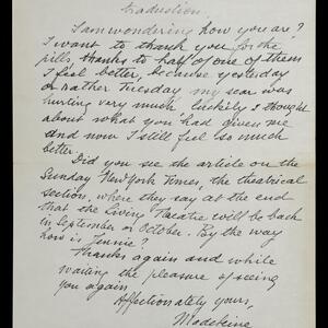 a page of handwritten text