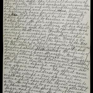 a page of handwritten text