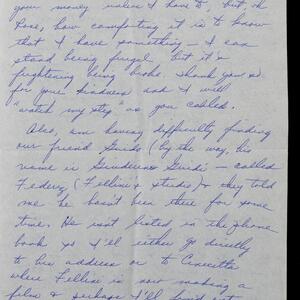 a page of handwritten text