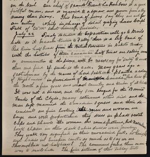 a page of handwritten text