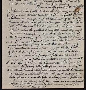 a page of handwritten text