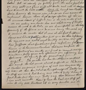 a page of handwritten text