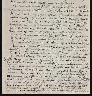 a page of handwritten text