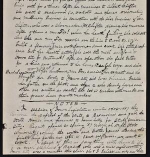 a page of handwritten text