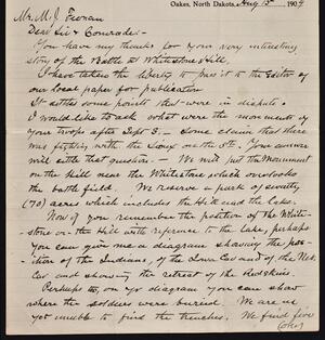 a page of handwritten text