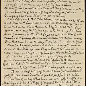 a page of handwritten text