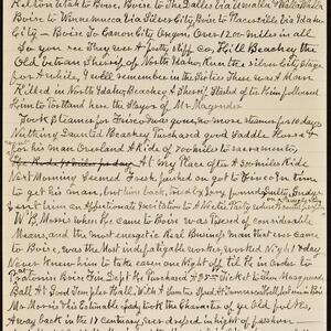 a page of handwritten text
