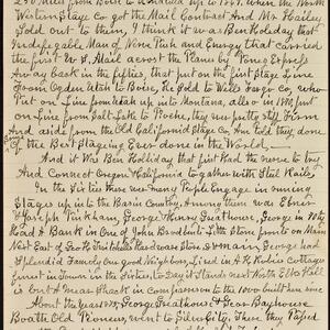 a page of handwritten text