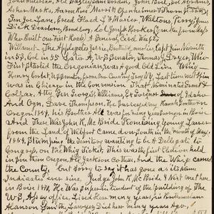 a page of handwritten text