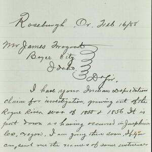 a page of handwritten text