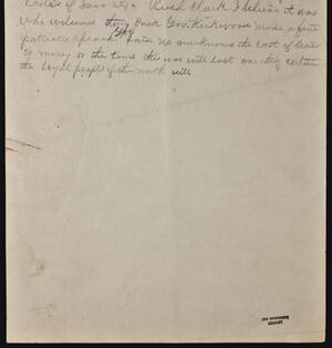 a page of handwritten text