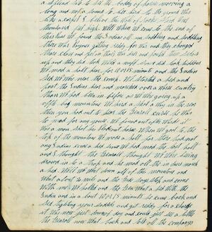 a page of handwritten text