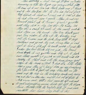 a page of handwritten text