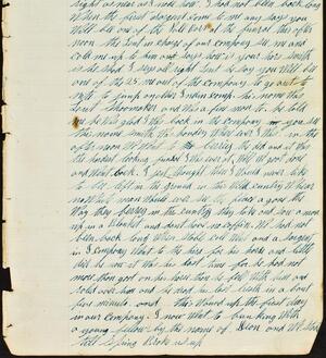 a page of handwritten text