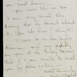 a page of handwritten text