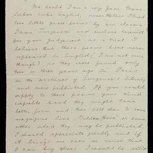 a page of handwritten text