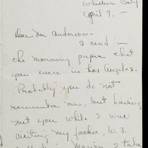 a page of handwritten text