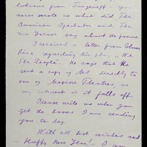 a page of handwritten text