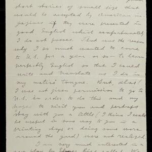 a page of handwritten text