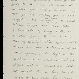 a page of handwritten text