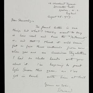 a page of handwritten text