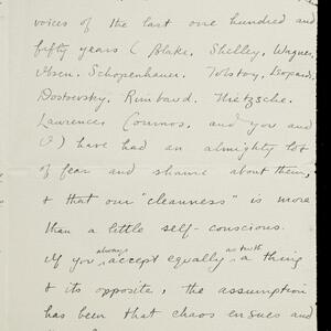 a page of handwritten text