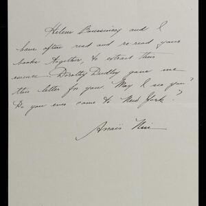 a page of handwritten text