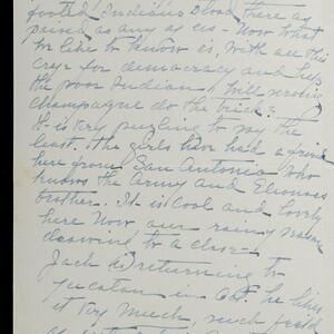a page of handwritten text