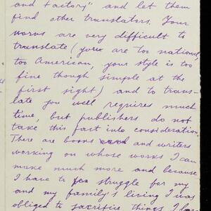 a page of handwritten text