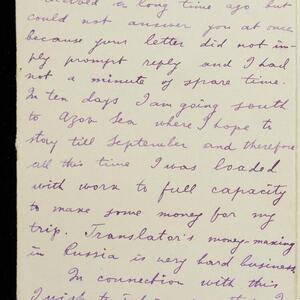 a page of handwritten text