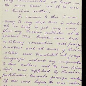 a page of handwritten text