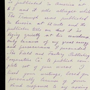 a page of handwritten text