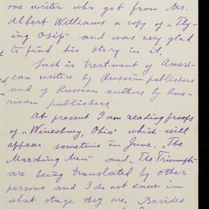 a page of handwritten text