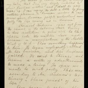 a page of handwritten text
