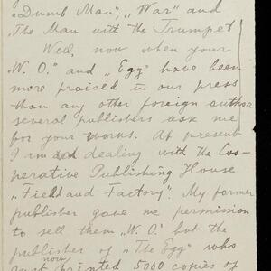 a page of handwritten text
