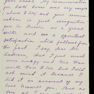a page of handwritten text